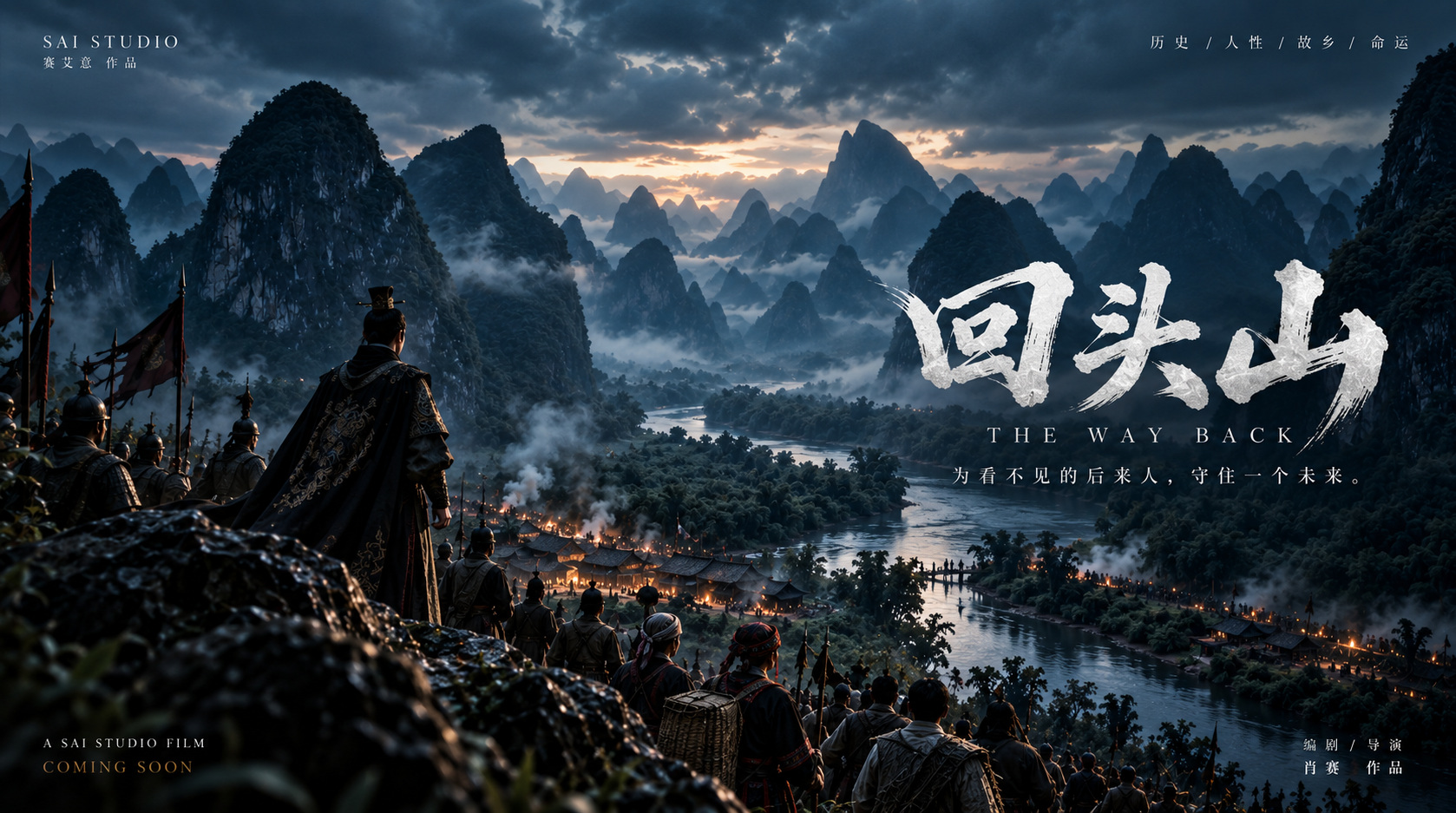 《回头山》电影概念海报