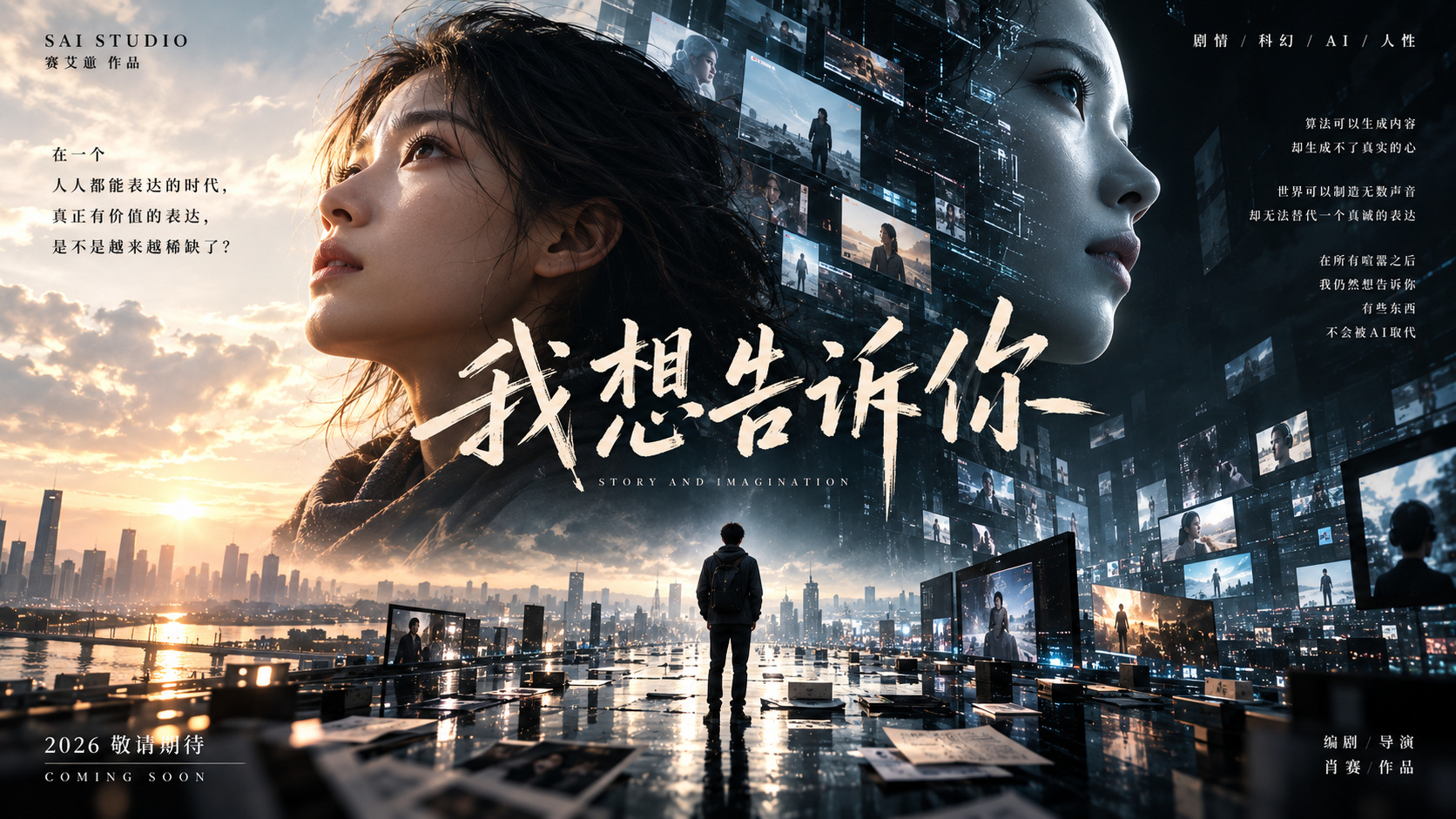 《我想告诉你》电影概念海报